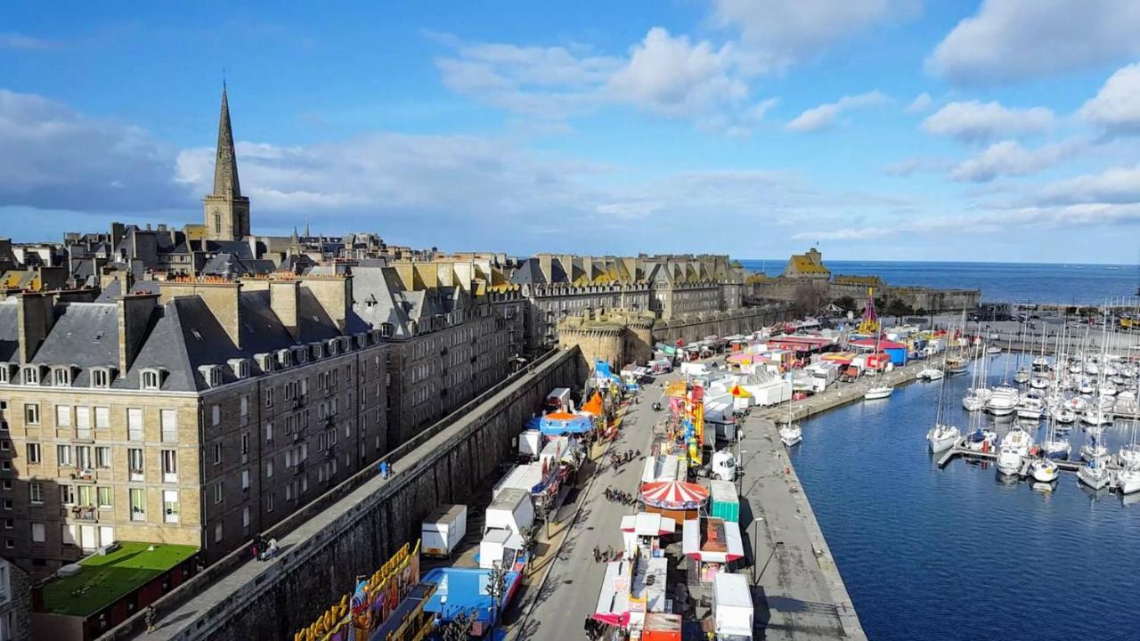 Le Nautilus, Saint Malo, Les Bas Sablons Appartement Buitenkant foto
